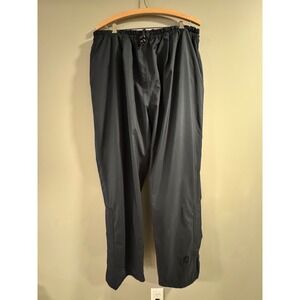DryJoys By FootJoy Rain Pants Men  Size L Black Elastic Waist Golf Performance
